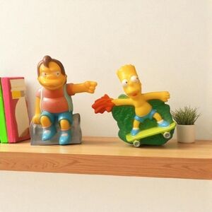 2007 Bart and Nelson BK Toy Set